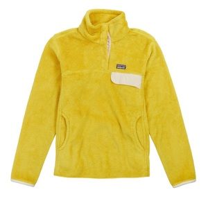 Patagonia Re-Tool Snap T Fleece Pullover Nectar Yellow Gold Extra Large